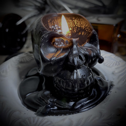 泪を流す骸骨蝋燭」 キャンドル・キャンドルホルダー MIYABI 通販
