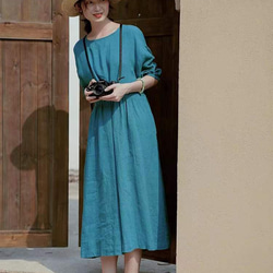 ターコイズブルー ワンピース のおすすめ人気通販｜Creema(クリーマ