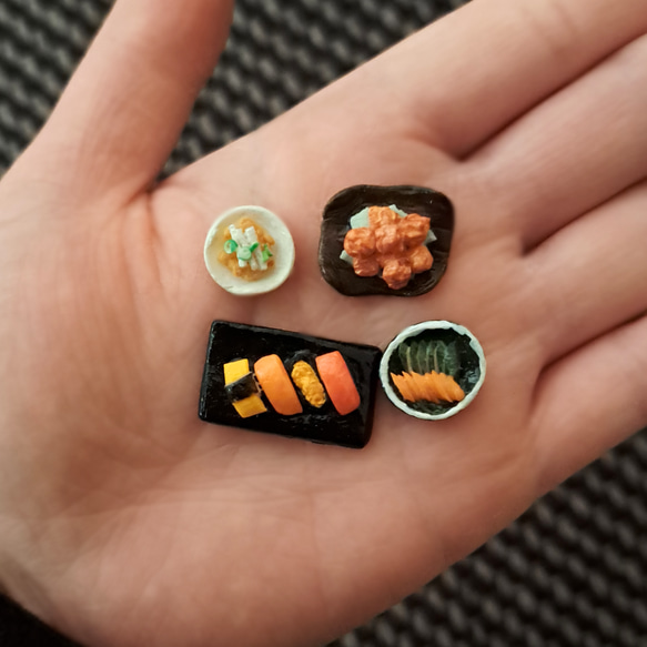 お寿司セット　和食　ミニチュア 3枚目の画像
