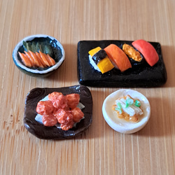 お寿司セット　和食　ミニチュア 2枚目の画像