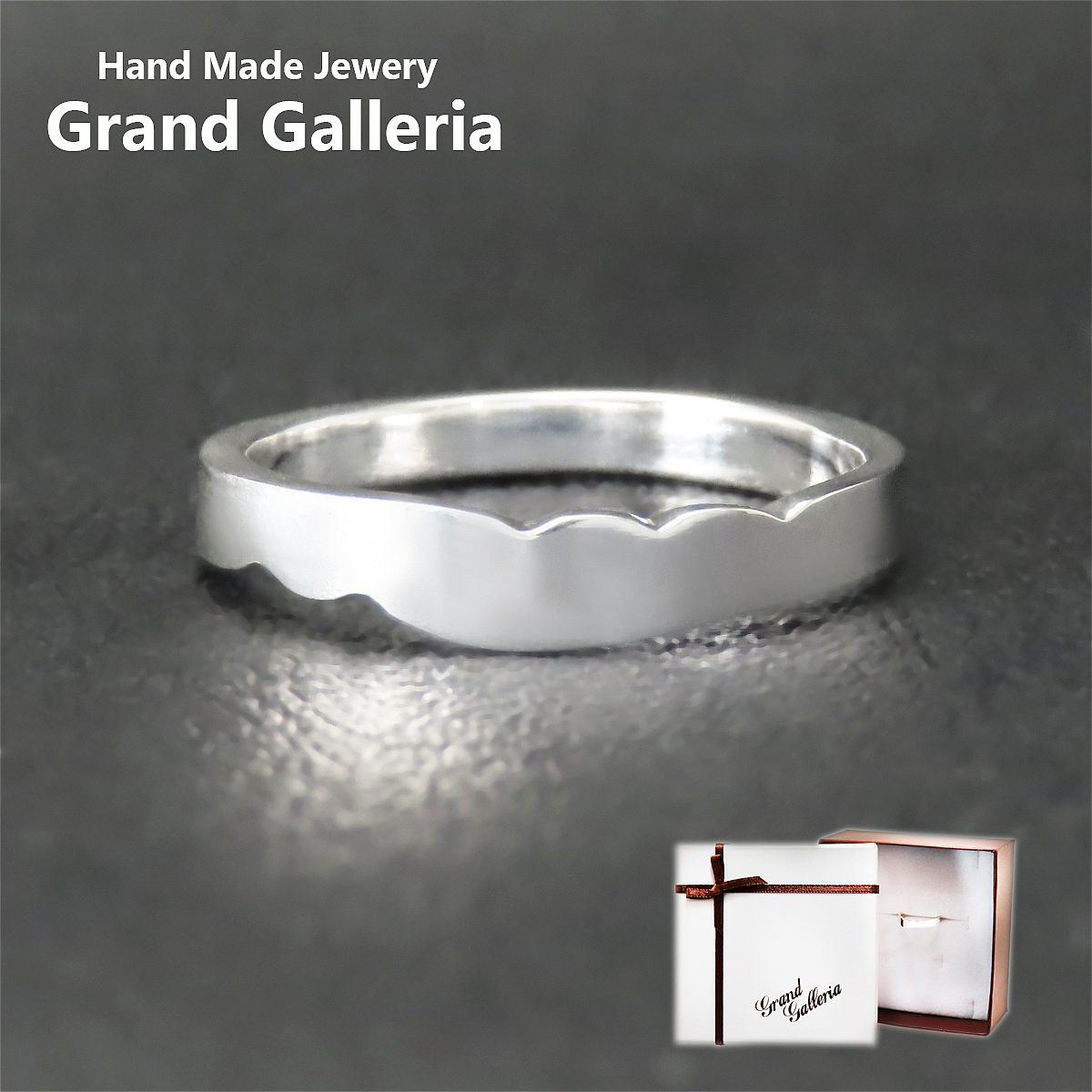 ウェーブリング 波 指輪 シルバー925 【刻印無料】 ウェーブ リング ペアリング スターリングシルバー