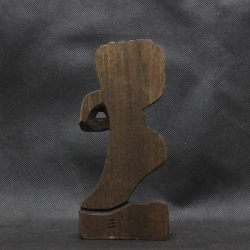 受注製作：不動明王立像（高さ：25cm）仏像 円空仏 摸刻 木彫