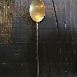 銅と真鍮のスプーン 1枚目の画像