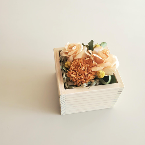 kinano box（M）natural アートフラワー キノハナkinano 通販 13188656