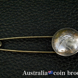 ＃B68　Australia Coin Brooch 2枚目の画像