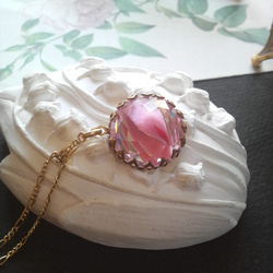 赤灯』オージャイトガーネットインクォーツとガーネットのマクラメ