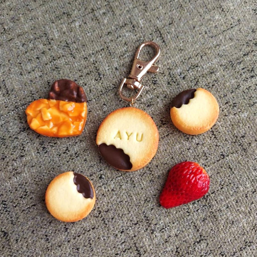 名前入れ、文字いれできます(*^^*)かじりかけチョコクッキーの