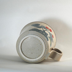 マグカップ（白）「サナエイチゴ」      口径8.5cm×7.5cm 3枚目の画像