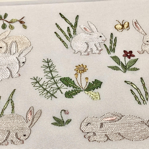 日本刺繍 うさぎ その他アート 日本刺繍やよい 通販 13189676
