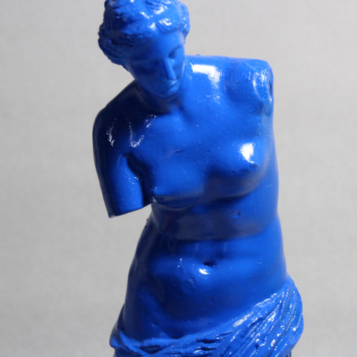 3Dプリンター/インテリア/デッサン/彫刻/石膏像】ミロのヴィーナス(青