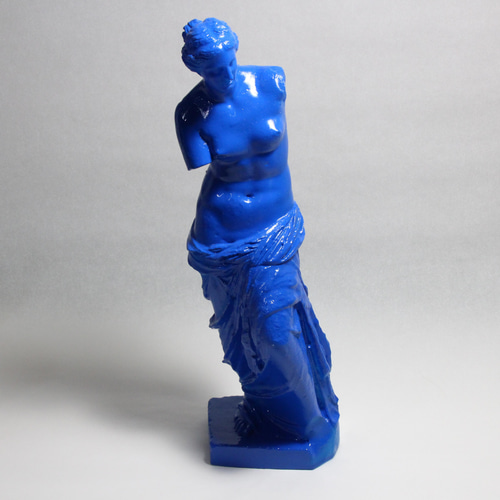 3Dプリンター/インテリア/デッサン/彫刻/石膏像】ミロのヴィーナス(青