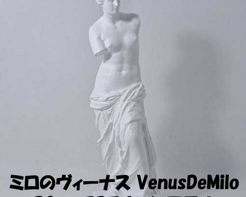 ミロのヴィーナス(高さ20cm) 石膏像 デッサン ホワイト インテリア