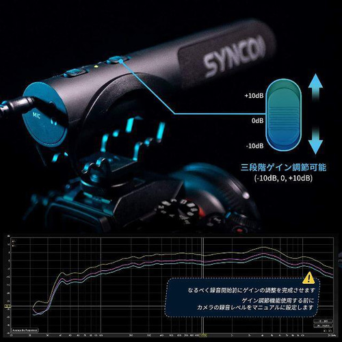 SYNCO-M3-コンデンサーマイク-スマホマイク-ビデオマイク 新品未開封