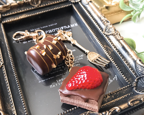 Lucky Cream Chocolate 様　パンケーキのバッグチャーム Lucky Cream Chocolate 様 パンケーキのバッグチャーム Lucky