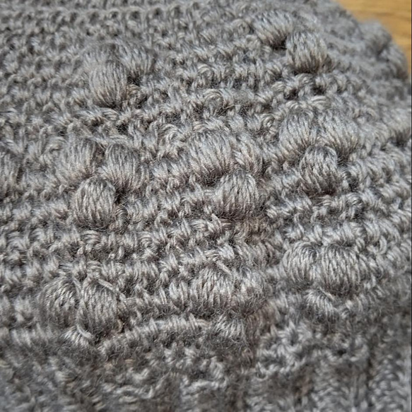 手編み  ニット帽 2枚目の画像