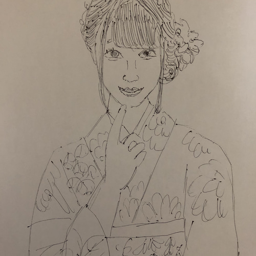 どんなものでも模写します ボールペン絵 イラスト HIRORO 通販