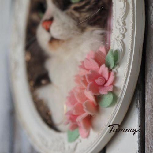オーダー例 さくらちゃん】 ＃羊毛フェルト ＃フェルト