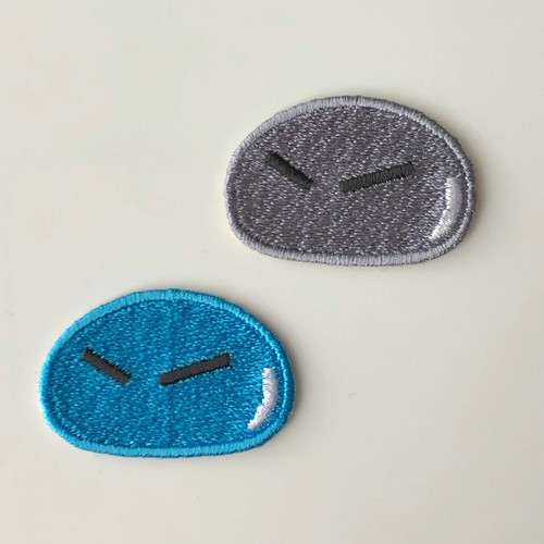 スライム 刺繍シールorアイロンワッペン ワッペン・アップリケ 朔 通販