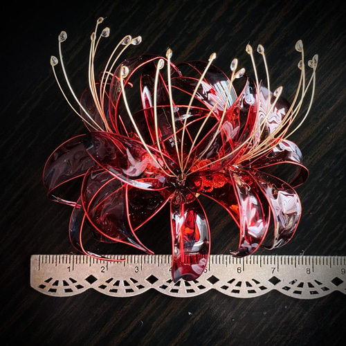 アリパイ 彼岸花クリップ 2個 アリパイ 彼岸花クリップ 2個