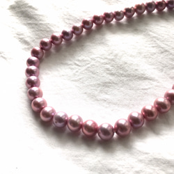 人気トップ3    #246 無核本真珠【横幅8.5㍉up 】2個1ペア　桜色　ロゼ　ピンク　レアカラー　高品質淡水真珠 12枚目の画像