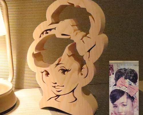 天然木に描いた似顔絵 オーダー 絵画 ラティーギフト 通販
