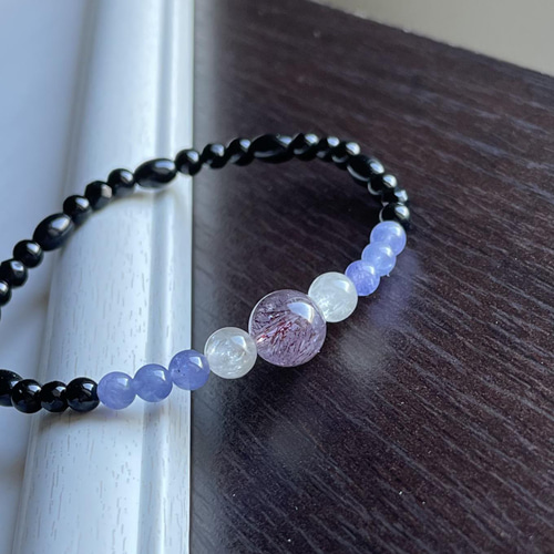 スーパーセブン タンザナイト クンツァイト ブラックオニキス