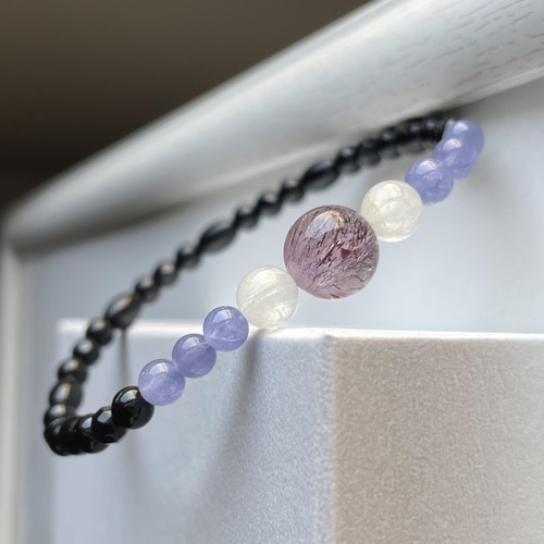 スーパーセブン タンザナイト クンツァイト ブラックオニキス