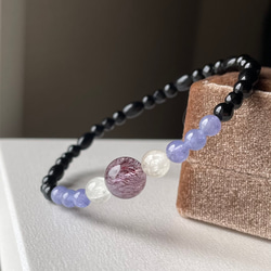 スーパーセブン タンザナイト クンツァイト ブラックオニキス