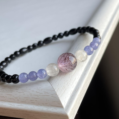 スーパーセブン タンザナイト クンツァイト ブラックオニキス