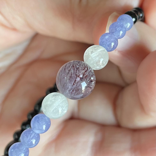 スーパーセブン タンザナイト クンツァイト ブラックオニキス