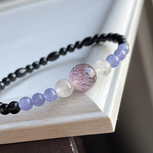 スーパーセブン タンザナイト クンツァイト ブラックオニキス