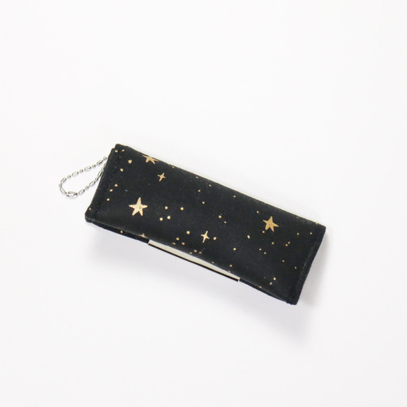 小さなコインケース マルチミニケース 夜空の星【受注生産】 4枚目の画像