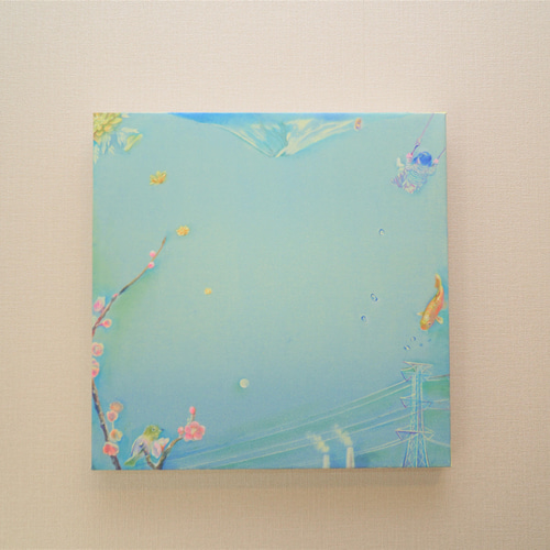 幻想画家 小練武志 キャンバス 油彩画（Y-24/23】油彩画 油絵