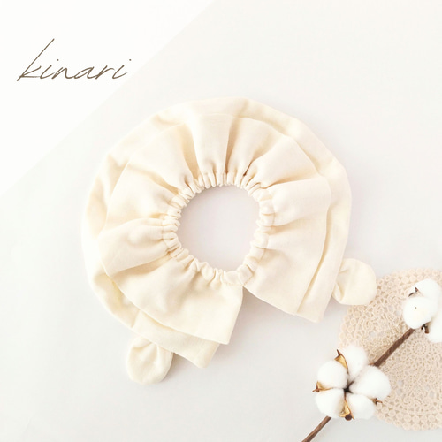 名入れOK／くすみカラーのくまみみベビースタイ* スタイ・よだれかけ