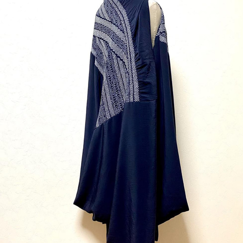 兵児帯リメイク⑨ ワンピース 着物リメイク ワンピース eterlna 通販