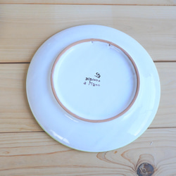 丸皿 20cm LIS010 マヨリカ焼き イタリア陶器 ボタニカル 6枚目の画像