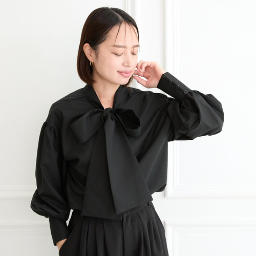 専用出品　ミカコナカムラ　シルク　ボウタイ　ブラウス　36 美品 ミカコナカムラシルクボウタイブラウス36 美品