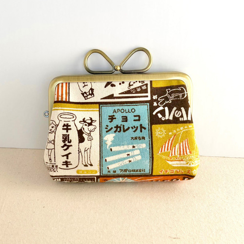 キャンディキャンディ❣️ガマ口　バック　お財布　超レア❗　昭和レトロ レトロラベル柄の親子がま口財布 その他ミニ財布・コンパクト