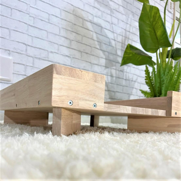 木製低床ベッド【シンプル　ベッド】　 3枚目の画像