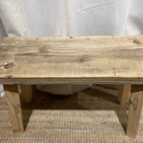 古材スツール ビンテージスツール 足場板リメイク ディスプレイ台【No