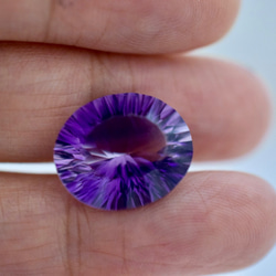 113 上品 一点物 天然 アメジスト 楕円 アメシスト 紫水晶 ２月誕生石 天然石 ルース 裸石 5枚目の画像