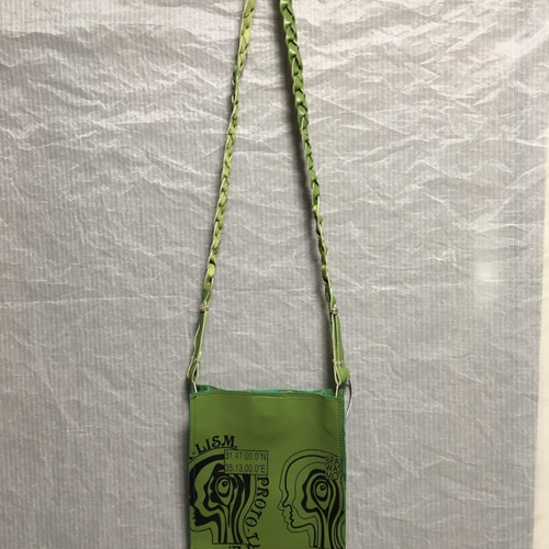 fear&desire スモールカーフスキンバッグ グリーン トートバッグ  