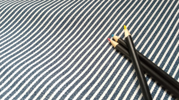 入園入学　Bamboo pattern black×blue　レッスン＆シューズバック2点setリバーシブル使い可能　 6枚目の画像