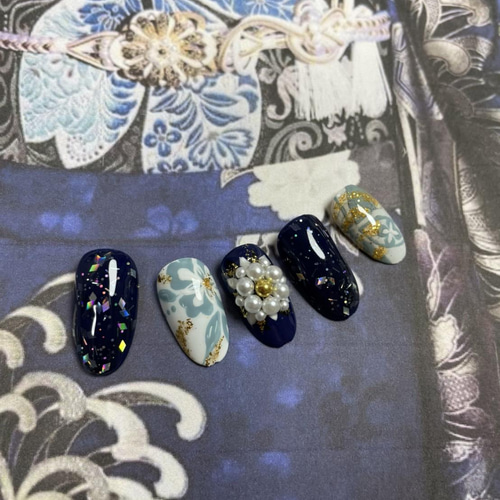 デザインチップ 『FURISODE 1』 ネイルチップ（つけ爪） puk a puk