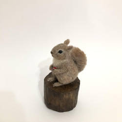 tanton ページ 羊毛フェルト リスとくま ちまちま羊毛フェルト＃43