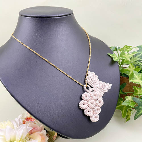 手編み ルーマニアンレース オリジナルデザイン テーブルセンター 即