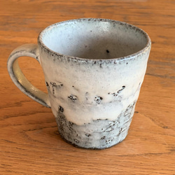 藁灰釉マグカップ　陶器 1枚目の画像
