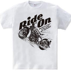 バイクTシャツ「RideOn」 3枚目の画像