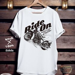 バイクTシャツ「RideOn」 1枚目の画像