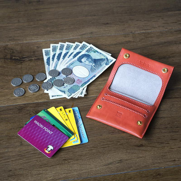 Creema限定 2022年新春福袋 カラーが選べる 上質なミニ財布とミニケースセット 6枚目の画像